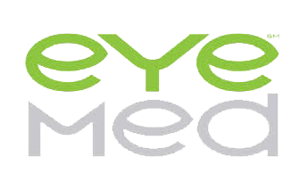 EyeMed logo green and white color